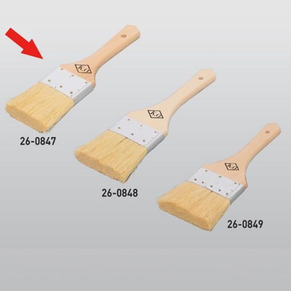 防水施工工具 アスファルト刷毛 関東型 幅約65mm 26-0847