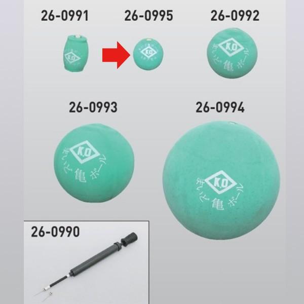 防水施工工具 まいど亀ボール 極Ｓ φ50?70mm 26-0995