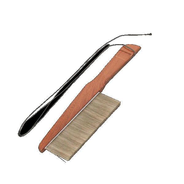 極東産機 除電ブラシ W75×L295mm 63-8136