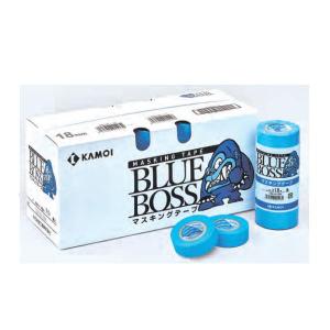 カモイ 車両用 マスキングテープ BLUE BOSS 15mm巾×18m長 80巻｜interiortool