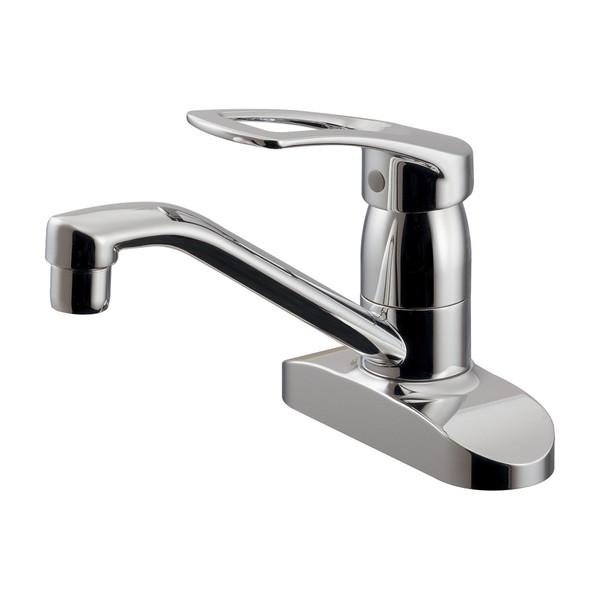 カクダイ シングルレバー混合栓 116-112