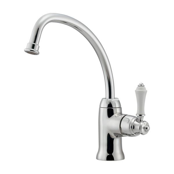 カクダイ シングルレバー混合栓 117-137K