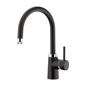 カクダイ VARUNA シングルレバー混合栓 マットブラック 183-299-D