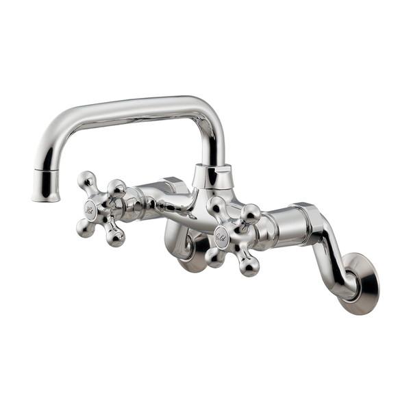 カクダイ 2ハンドル混合栓 124-107