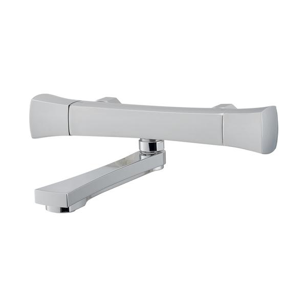 カクダイ RATONA 2ハンドル混合栓 128-115