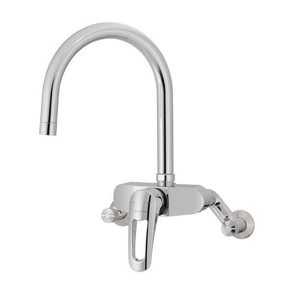 カクダイ シングルレバー混合栓 192-029