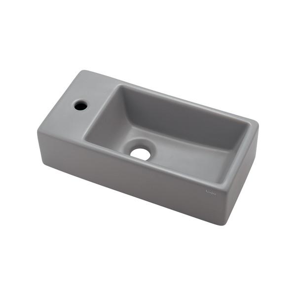 カクダイ 壁掛手洗器 264-001LW-MGY