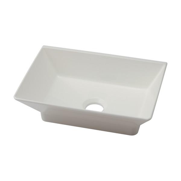 カクダイ 壁掛手洗器 265-002W-W