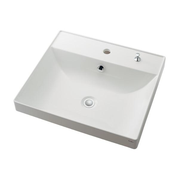 カクダイ 角型洗面器 493-182H