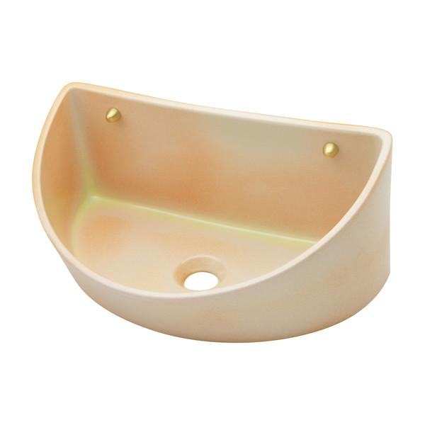 カクダイ 壁掛手洗器 493-191-W