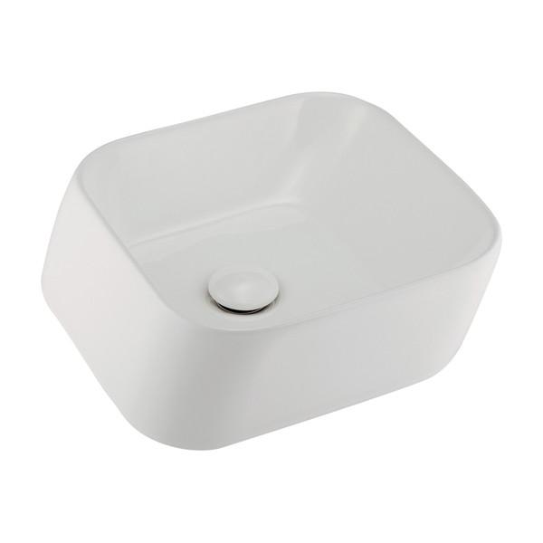 カクダイ 角型手洗器 493-239-W