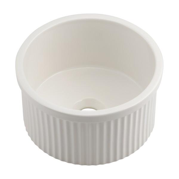 カクダイ 丸型手洗器 493-246-W