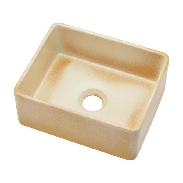 カクダイ 角型手洗器 493-249-W