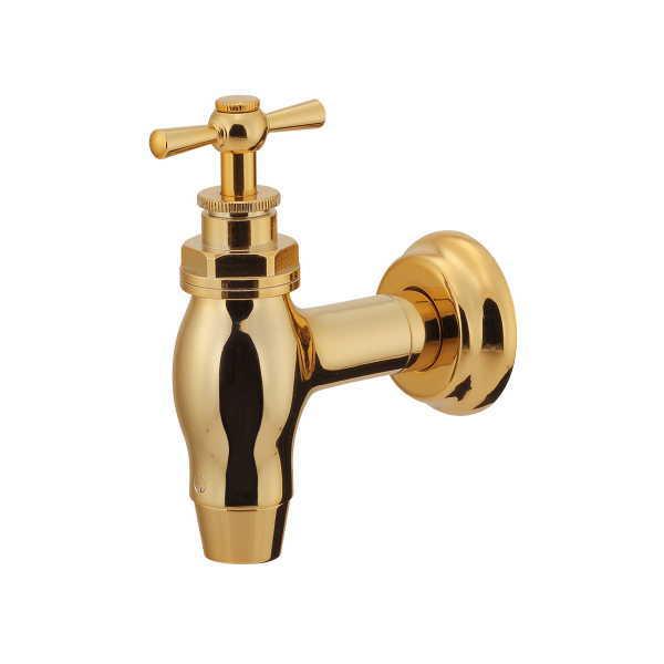 カクダイ 秋津 横水栓 アンティークゴールド 701-008-AG