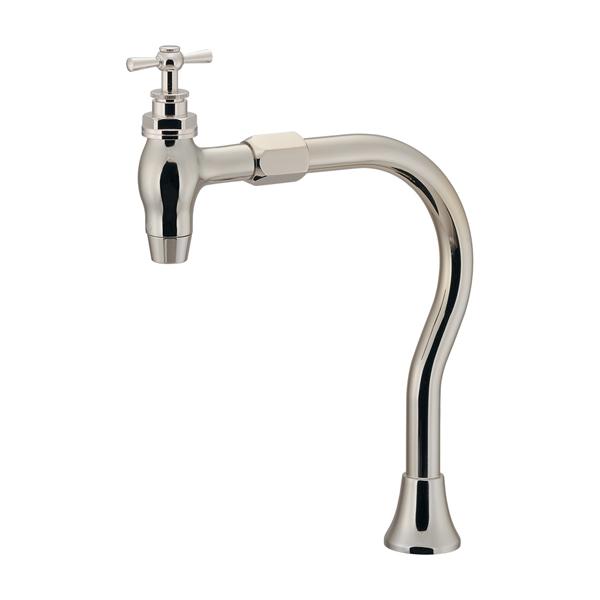 カクダイ 秋津 立水栓 レトロシルバー 721-263-N