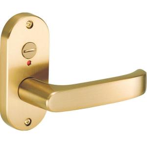 川口技研 Jレバー JL-24-1K-N ニッケル 空錠・小判座 バックセット50mm