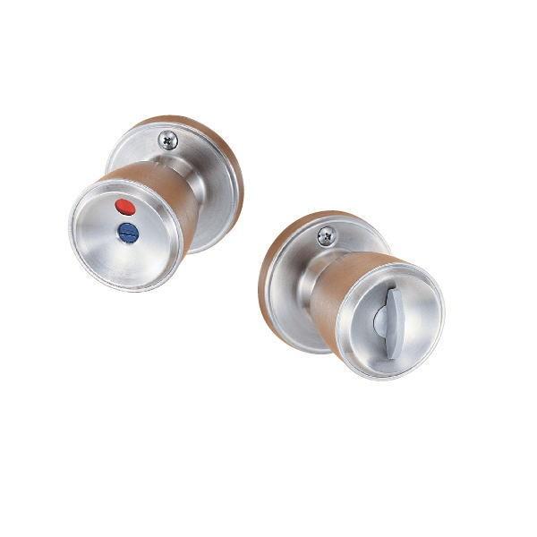 川口技研 ハイスシリーズ ハイス両玉WC錠 表示錠（ツマミカギ） バックセット60mm ステンレスヘ...