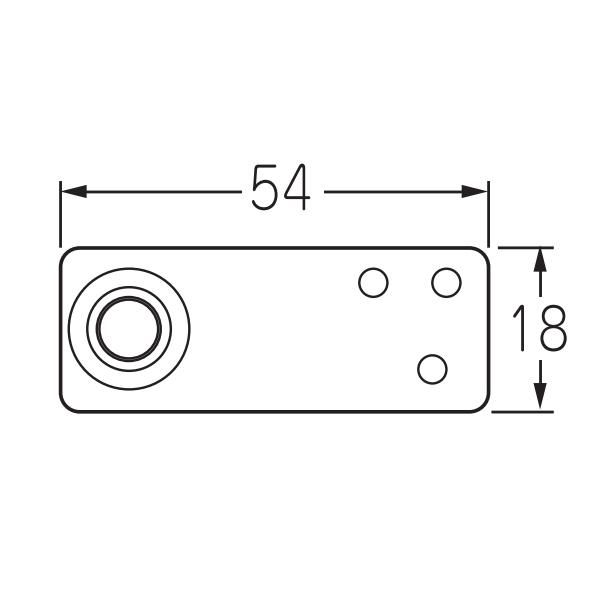 ケージーパルテック パルスライド Fタイプ引戸部品 ガイド下 F104