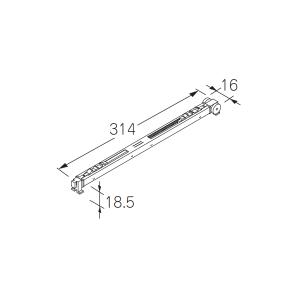 シモダイラ KZ両方向ソフトクローザー FZC2W : 住設建材カナモンジャー