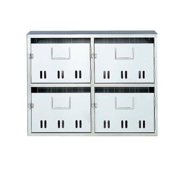 ナスタ ポスト 公団タイプ 4戸用 KS-MB4SA 屋内タイプ 横開き扉