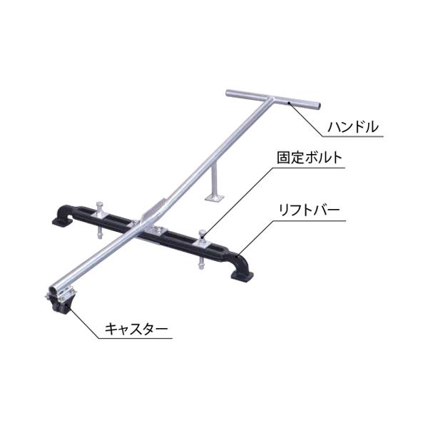 カネソウ カラー舗装用鉄蓋（化粧用鉄蓋） 鉄蓋開閉機 1型開閉機 1B型 1組