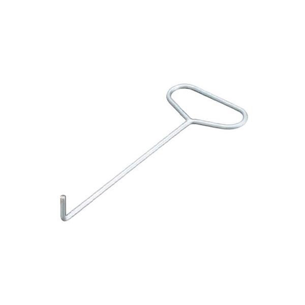 カネソウ ステンレス製玄関マット D型ハンドル 開閉ハンドル