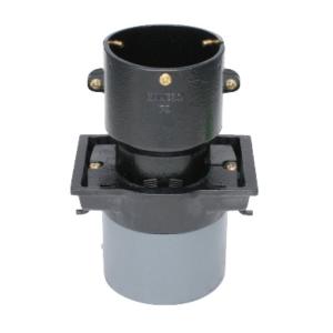カネソウ 鋳鉄製ルーフドレン EMDW-2-75 75mm（3インチ） C寸法70〜200mm たて引き用 打込型 ねじ込み式 バルコニー中継用