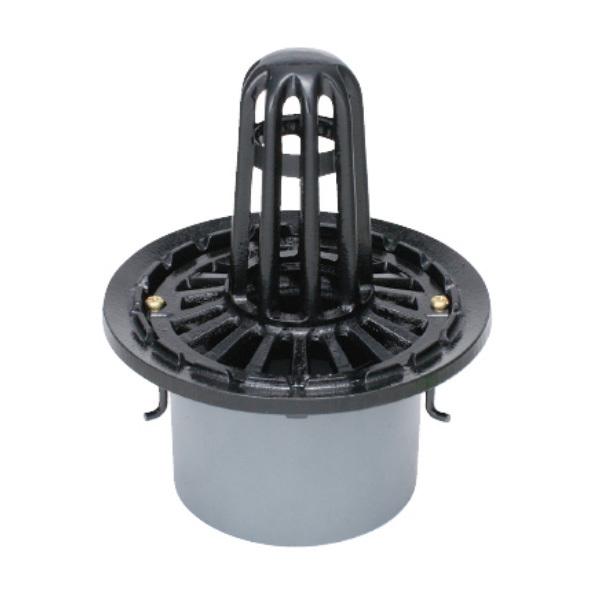 カネソウ 鋳鉄製ルーフドレン EMP-1-150 150mm（6インチ） C寸法70〜200mm た...