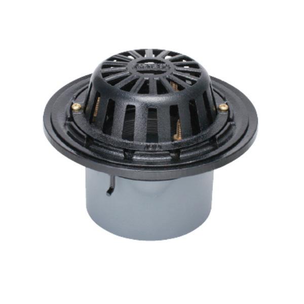 カネソウ 鋳鉄製ルーフドレン ESR-2-200 200mm（8インチ） C寸法90〜200mm た...