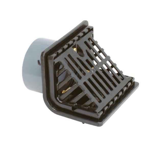 カネソウ 鋳鉄製ルーフドレン EXC-100 100mm（4インチ） L寸法80〜200mm よこ引...