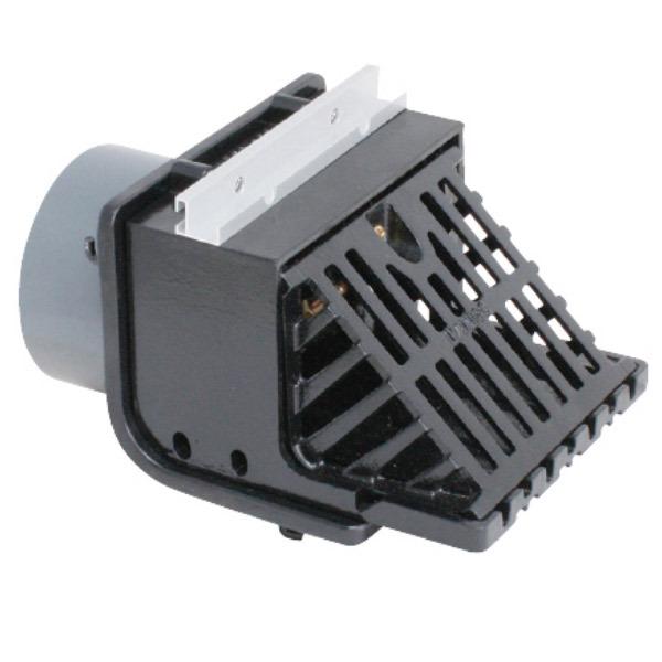 カネソウ 鋳鉄製ルーフドレン EXLA-100 100mm（4インチ） L寸法80〜200mm よこ...