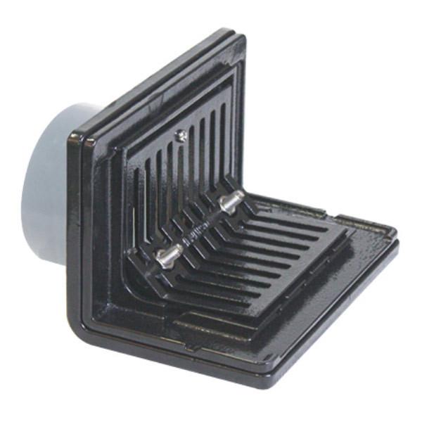 カネソウ 鋳鉄製ルーフドレン EXS-L-75 75mm（3インチ） L寸法80〜200mm よこ引...