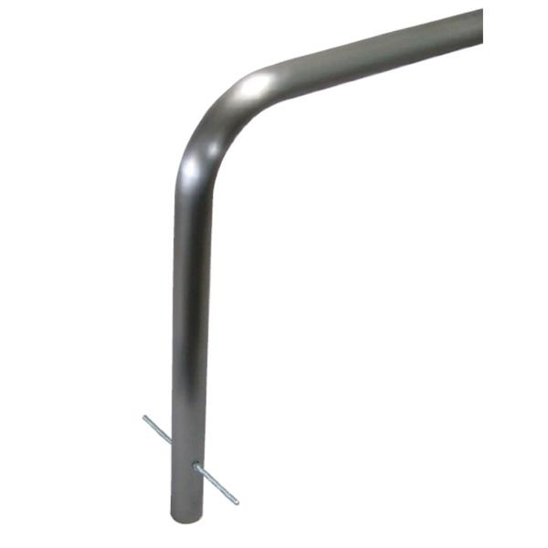 カネソウ 駐輪パイプ JP-S20B ステンレス製 先付タイプ 埋込型 径42.7×H350×W20...