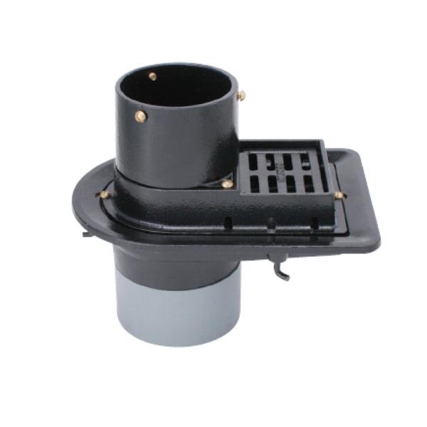 カネソウ 鋳鉄製ルーフドレン KRSY-2-100 100mm（4インチ） C寸法80〜200mm ...