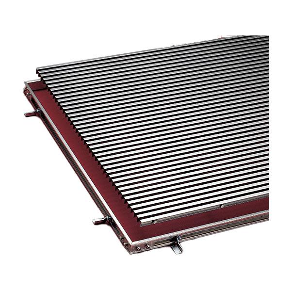 カネソウ ステンレス製玄関マット MYQ-15-1500×900 一般歩行用 滑り止め模様付 すきま...