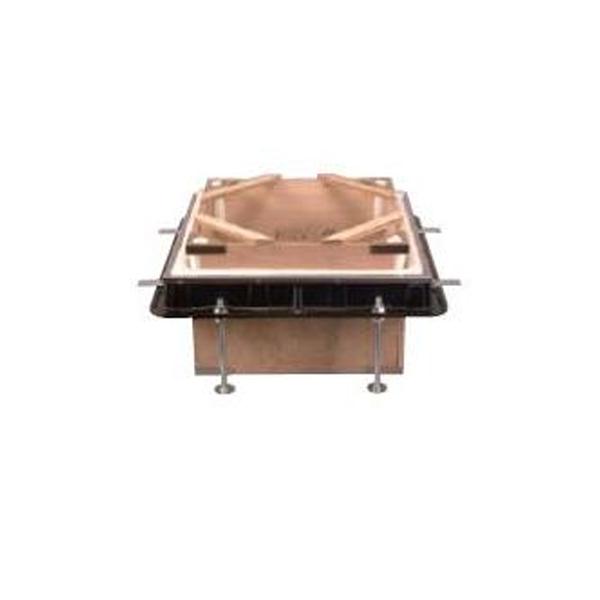 カネソウ カラー舗装用鉄蓋用 打込型化粧マンホール鉄蓋 呼称450 C寸法120〜200 RSV-1...