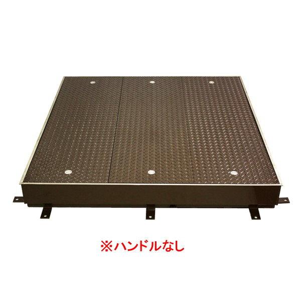 カネソウ マシンハッチ S-14EC-800 一般形 縞鋼板蓋 ハンドルなし