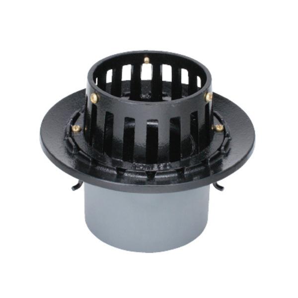 カネソウ 鋳鉄製ルーフドレン WMB-1-100 100mm（4インチ） C寸法80〜200mm た...
