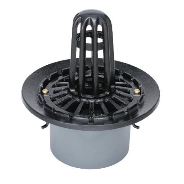 カネソウ 鋳鉄製ルーフドレン WMP-1-100 100mm（4インチ） C寸法80〜200mm た...