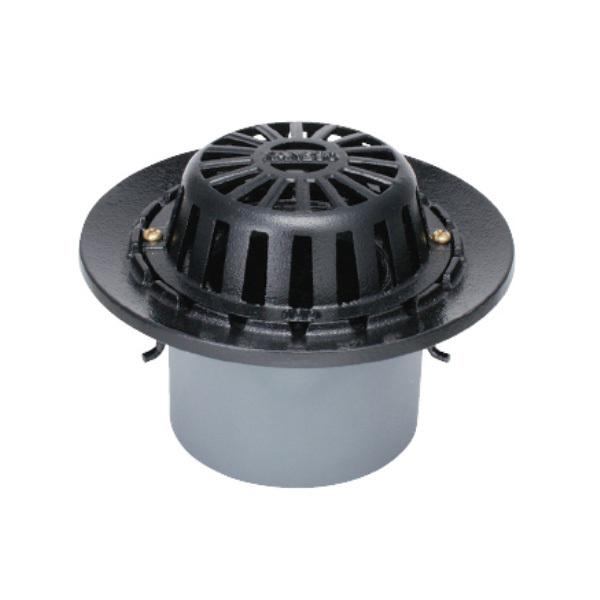 カネソウ 鋳鉄製ルーフドレン WMR-1-75 75mm（3インチ） C寸法80〜200mm たて引...