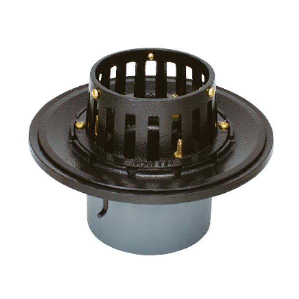 カネソウ 鋳鉄製ルーフドレン WSB-2-65 65mm（2.5インチ） C寸法70〜200mm た...