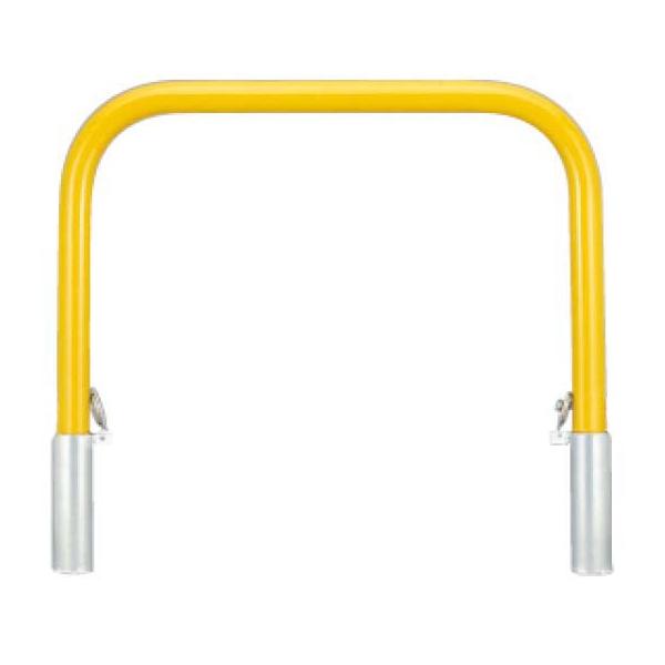 カネソウ 車止め YB7H10-DL Yシリーズ アーチ型 スチール製 焼付塗装 脱着式 スチール製...