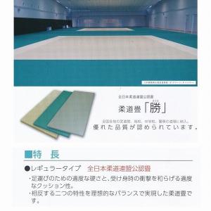 極東産機 柔道畳 勝 レギュラー(全日本柔道連盟公認畳)タイプ ヘリ無し 樹脂表 五八間｜interiortool