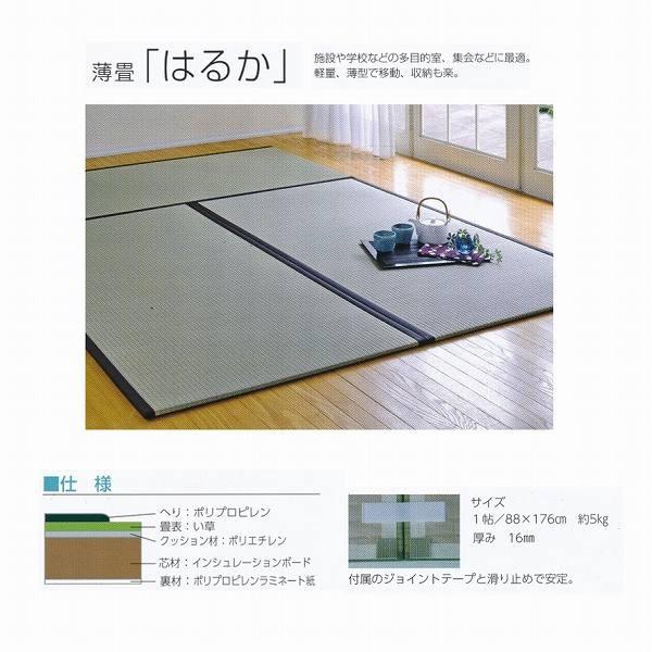 極東産機 薄畳 はるか ヘリ付き い草表 1帖 TJ19250