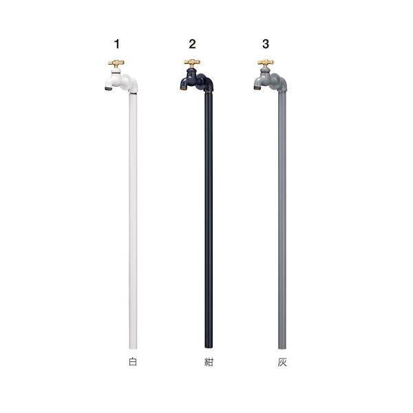 ミズタニバルブ工業 水栓柱 パイプロップ シングルセット（水栓1口付）