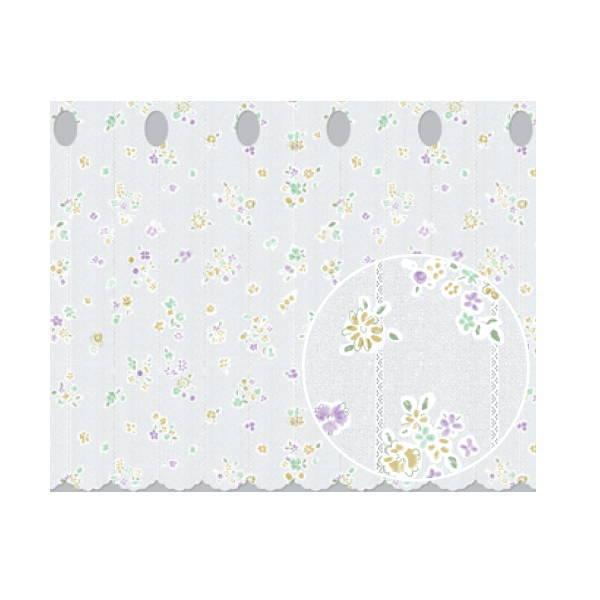 明和グラビア 防水防カビカフェカーテン CFCR-01 45cm丈×20m巻 PP 195820