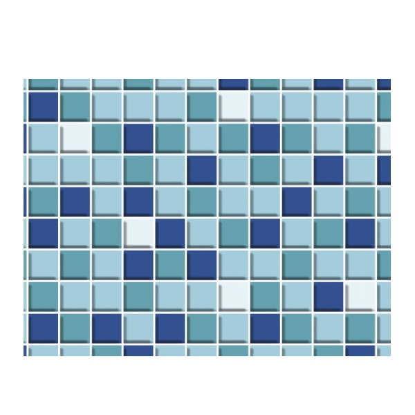 明和グラビア 貼ってはがせる デコタイルシート ロール物 DGT-05 モザイクタイル ブルー 40...