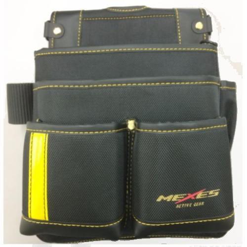 MEXUS 釘袋仮枠型Ｗポケット付 ME-026 約H300×W280×D140mm