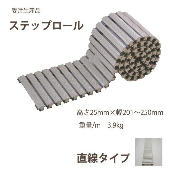 みずわ工業 樹脂グレーチング ステップロール 幅201〜250mm 2メートル長
