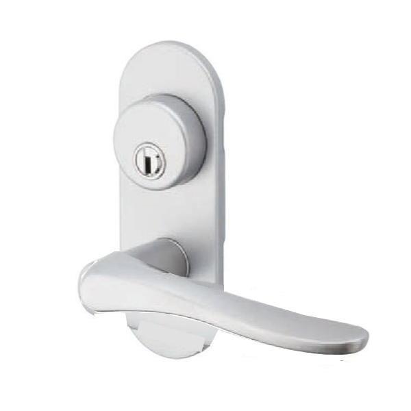 GMレバー limited silver シリンダー付間仕切錠 小判座 D-900 TXS-1K22...